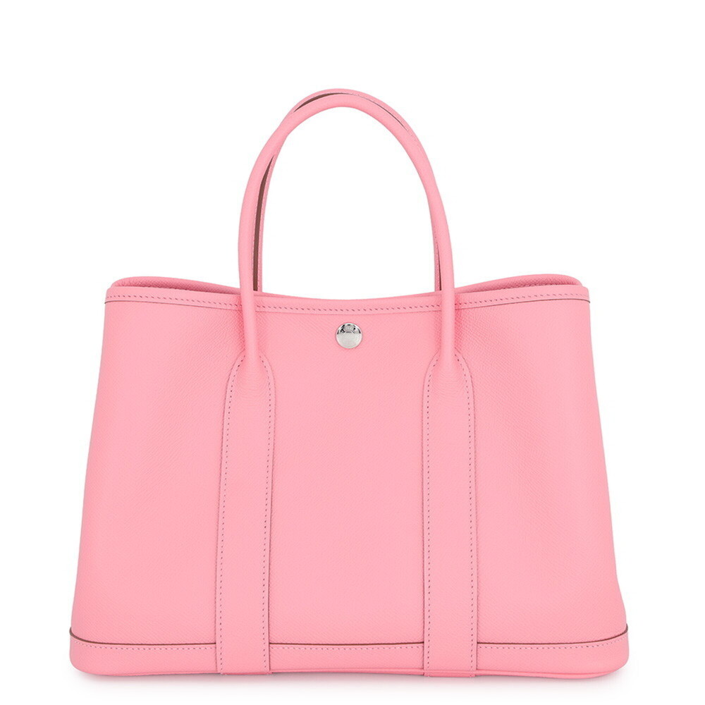 Hermes Garden TPM Tote Bag, Rose Confetti, Epsom Leather, Z Stamp, HERMES, Ga...